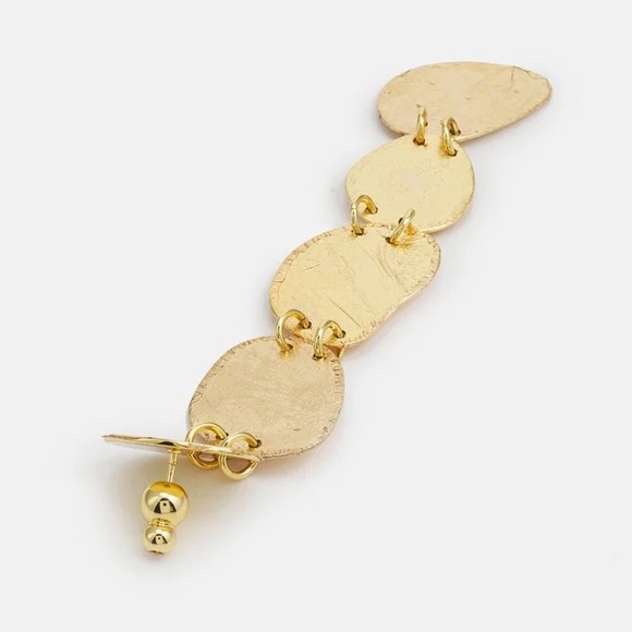 πΊπHPππΊ NWT Cult Gaia Nidia Gold Earrings - Picture 14 of 16